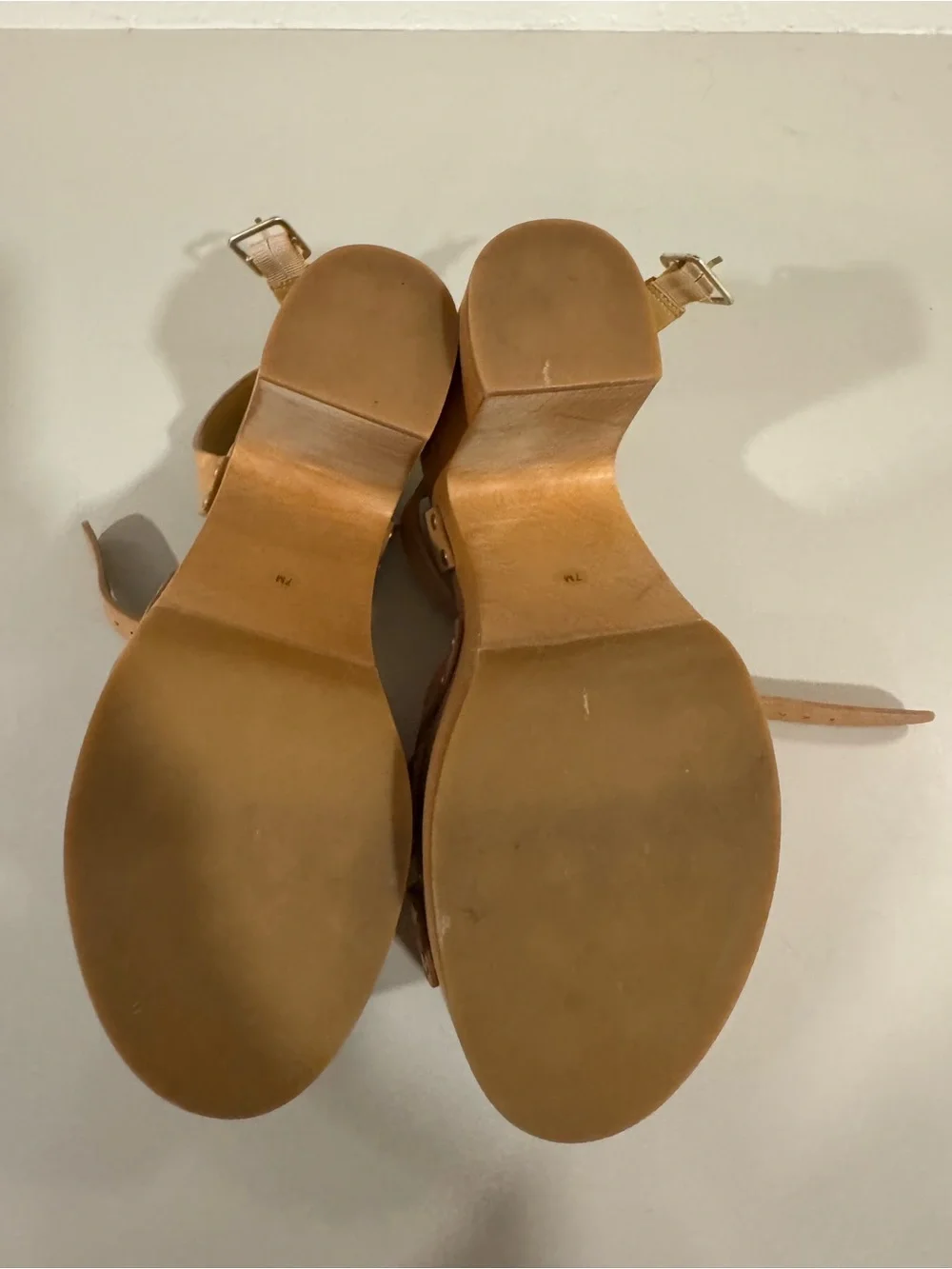 Loeffler Randall high wooden